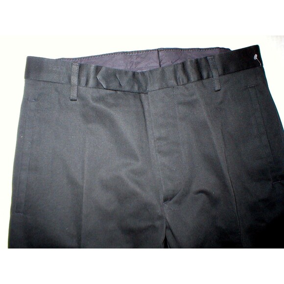 New Mens 44 Italy 28 Designer CNC Costume National Pants Black Trousers Office - Picture 2 of 5